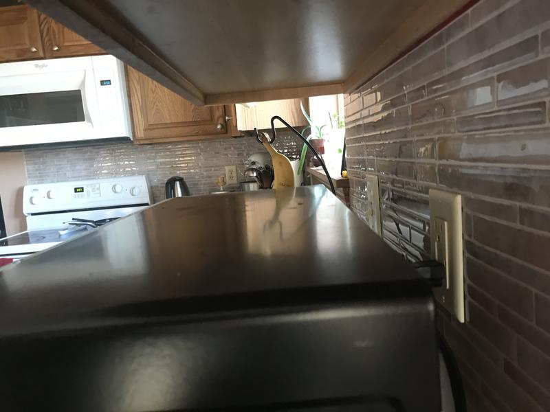 Pattern disrupted due to trying to make the sheets work in our space