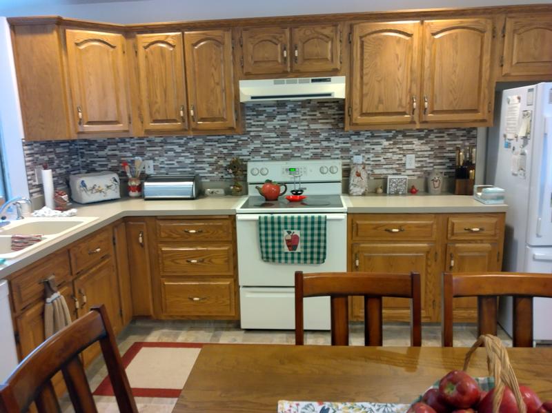 SMART TILES Peel and Stick Backsplash - 5 Sheets of 9 x 9 - 3D