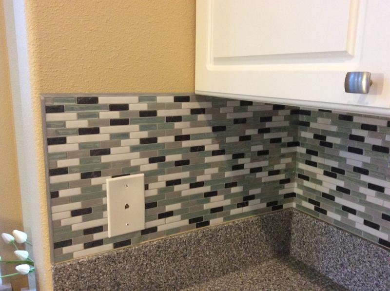 Smart Tiles Smartedge Panella Peel and Stick Finishing Edge Backsplash  Border DIY SE1143 