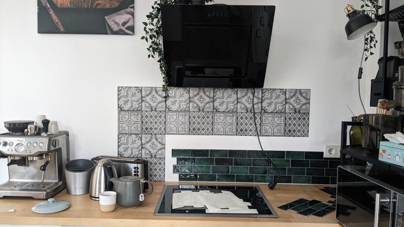 The Smart Tiles on Instagram: Make your apartment a reflection of your  personality. A green peel and stick tile like the Metro Fiona from Smart  Tiles is a renter friendly way to