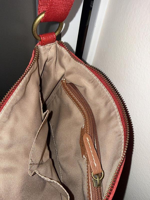Customer photo for "Wow! This soft leather crossbody"