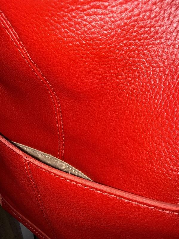 Customer photo for "Wow! This soft leather crossbody"
