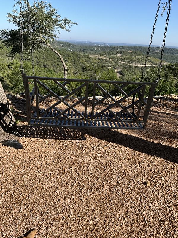 Live Casual Logan Metal Porch Swing