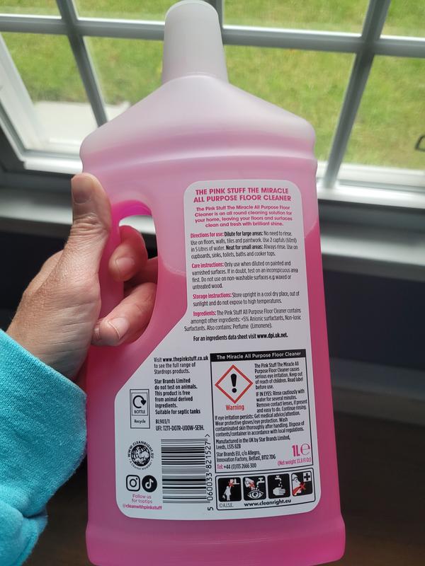 The Power of The Pink Stuff All Purpose Floor Cleaner 💪🏼💖 Our All , The Pink Stuff