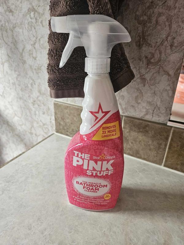 Stardrops - The Pink Stuff - The Miracle Cleaning Paste and Bathroom Foam Cleaner Bundle ( 1 Cleaning Paste, 1 Bathroom Foam Cleaner)