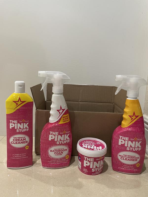 Stardrops - The Pink Stuff - The Miracle Cleaning Paste, Multi-Purpose  Spray, And Cream Cleaner 3-Pack Bundle