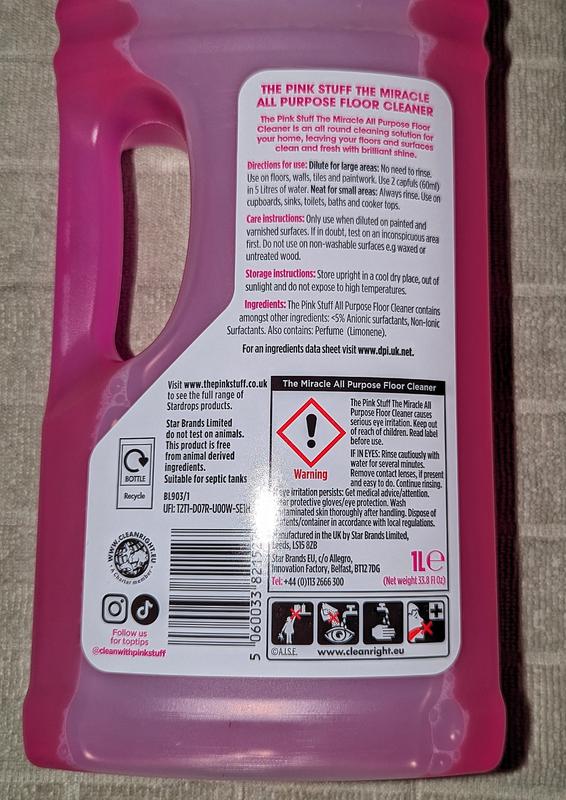 The Power of The Pink Stuff All Purpose Floor Cleaner 💪🏼💖 Our All , the pink stuff