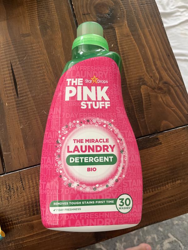  Stardrops - The Pink Stuff - The Miracle Laundry Detergent Bio  Liquid - 32oz Pack of 2 : Health & Household