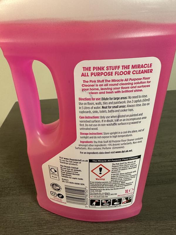 The Power of The Pink Stuff All Purpose Floor Cleaner 💪🏼💖 Our All , the pink stuff
