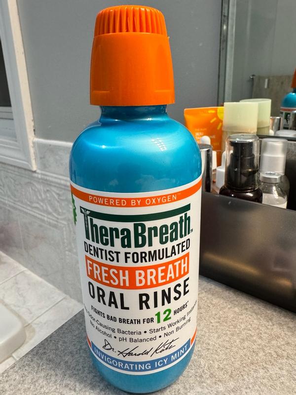 Fresh Breath Oral Rinse | Icy Mint | TheraBreath
