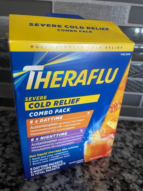 えだ ごらす様Multi-Active Nuit & Jour 2セット Combo Daytime/Nighttime Severe Cold Relief Honey Lemon Flavor Hot