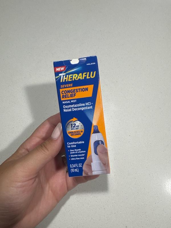 Buy Theraflu Severe Congestion Relief Nasal Mist, 0.34 fl oz from