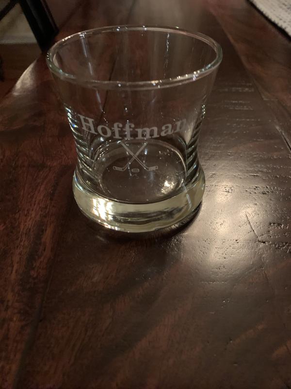 Engraved 8 5 Oz Bourbon Glass