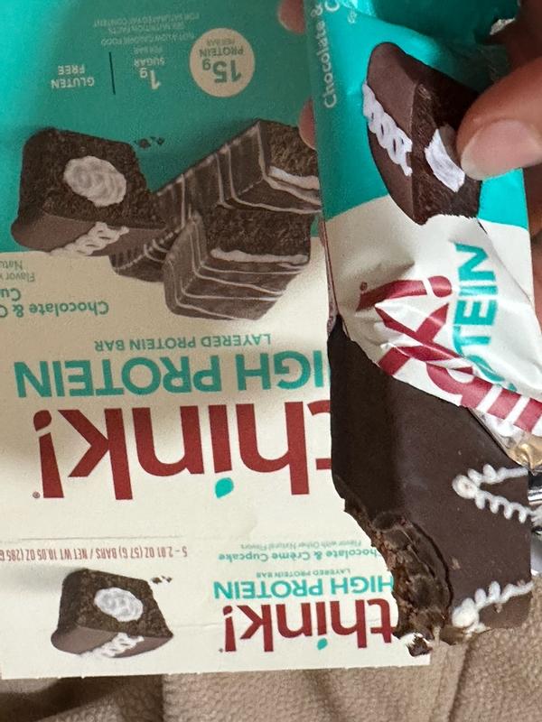 think! High Protein Bar, Chocolate Crème Cupcake – Think Products