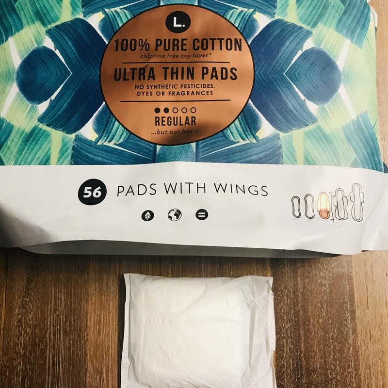 L Pads, with Wings, Regular, Ultra Thin, Chlorine Free