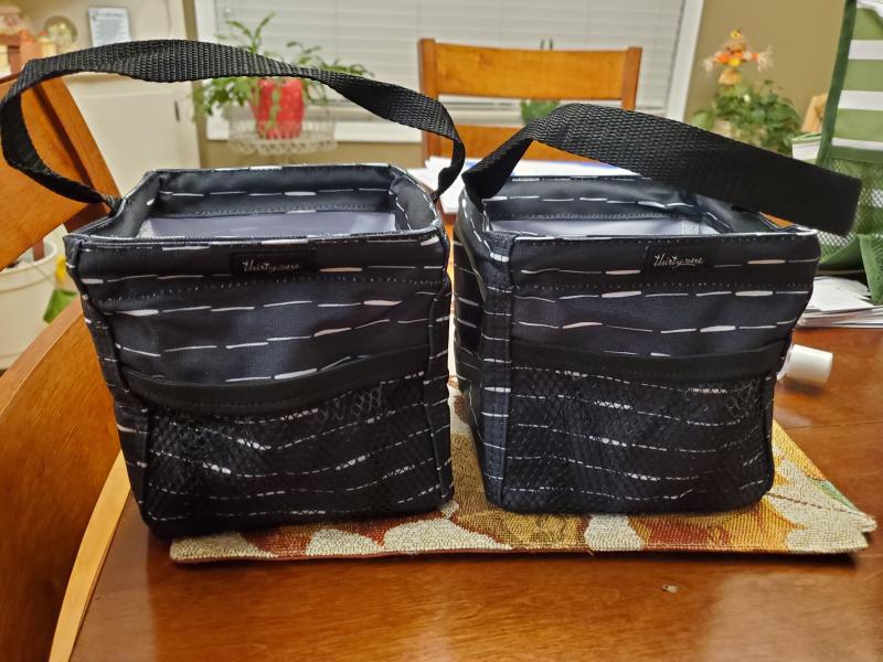 Charcoal Crosshatch - Littles Carry-All Caddy - Thirty-One Gifts