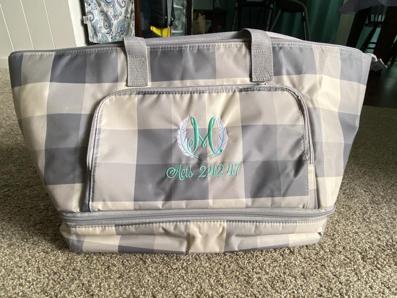 Charcoal Crosshatch - Fresh Market Thermal - Thirty-One Gifts