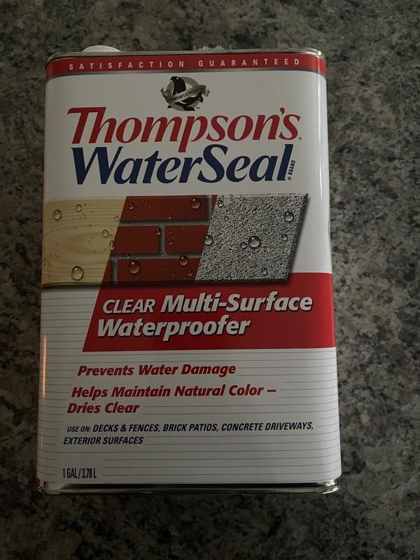 Thompson's® WaterSeal® Advanced Multi-Surface Waterproofer, One Coat, 3