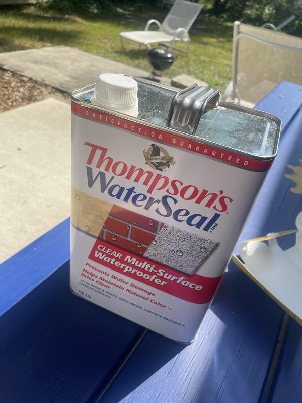 Thompson's WaterSeal Multi-Surface Waterproofer Stain – Clear, 1 Gallon 6 thumbnail image