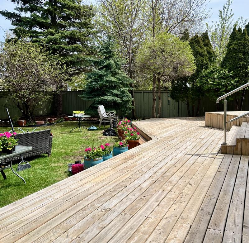 The original deck colour we wanted to maintain