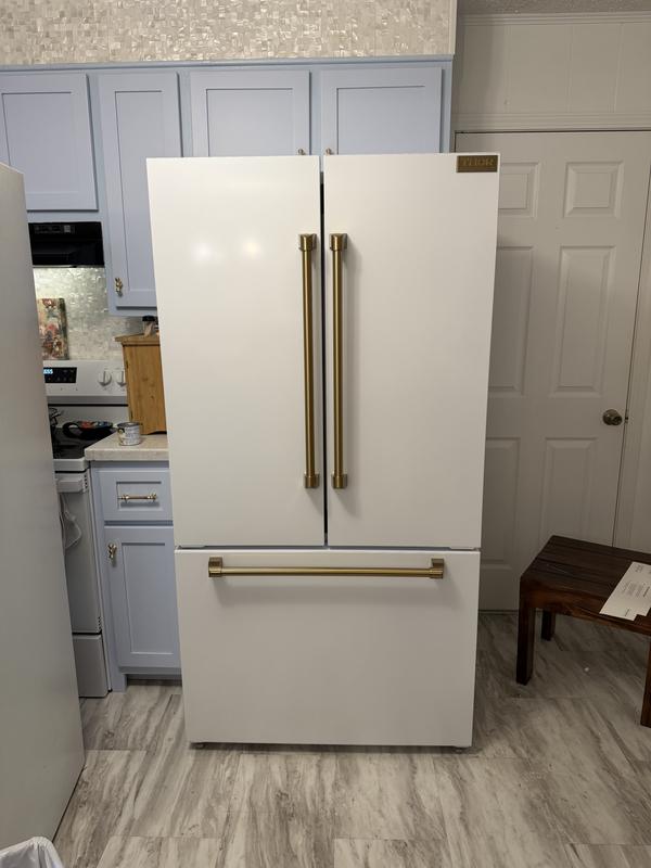 36-Inch Black/Bronze French Door Counter Depth Refrigerator