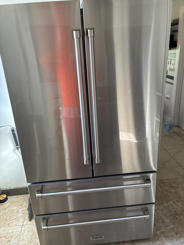 36 Inch Professional French Door Refrigerator with Freezer Drawers - T