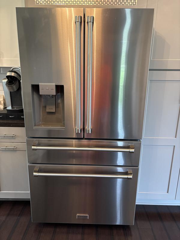 Shop 36 Inch Refurbished French Door Refrigerator With Freezer