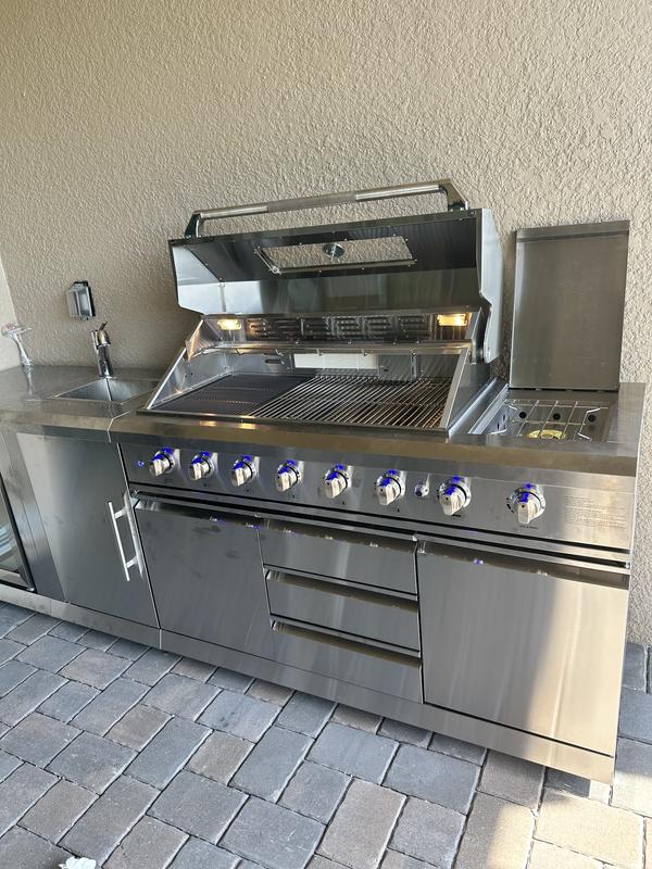 Shop Outdoor Kitchen Pizza Oven and Cabinet (MK07SS304) | Thor Kitchen