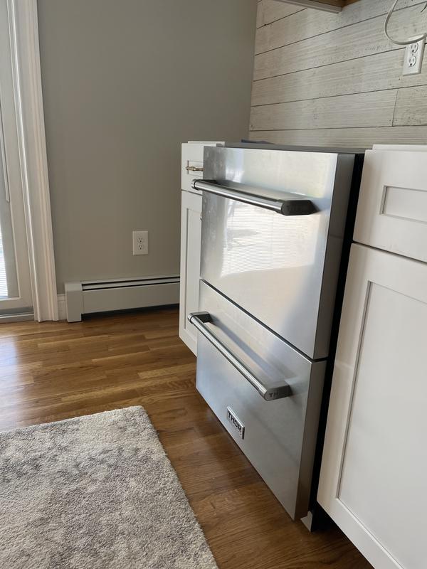TRF24U by Thor Kitchen - 24 Inch Indoor Outdoor Refrigerator Drawer In  Stainless Steel