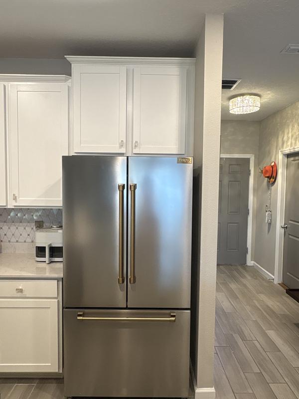 36-Inch Black/Bronze French Door Counter Depth Refrigerator