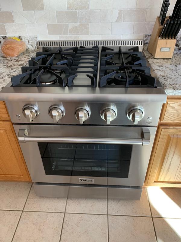 Thor® Kitchen 30Inch Freestanding Gas Range with Convection in Stainless Steel Bed Bath & Beyond