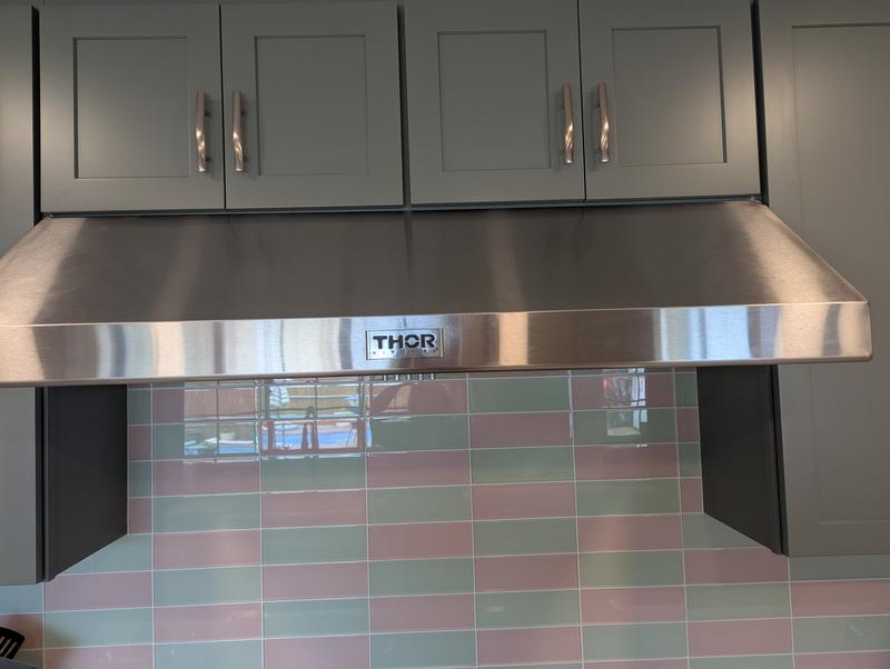 36 Inch Professional Range Hood, 11 Inches Tall Stainless Steel