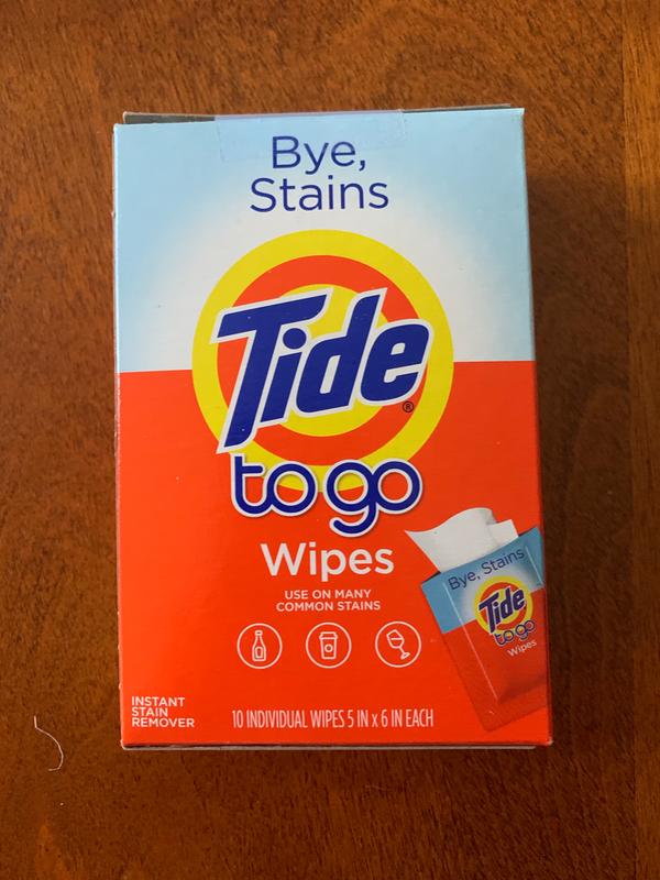 Tide To Go Instant Stain Remover Wipes 10 Ct Kroger