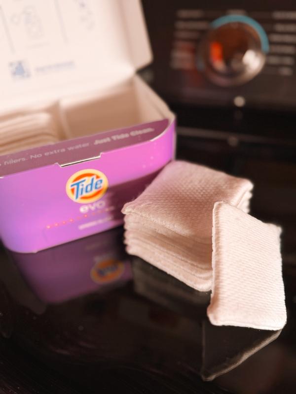 Tide evo Laundry Detergent Fiber Tiles, Spring Blast Scent, 16 ct