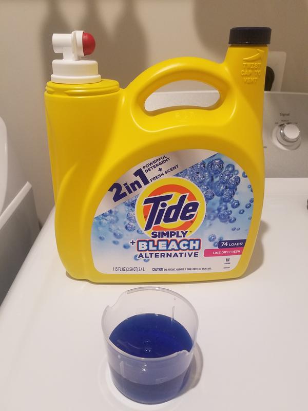 Buy Tide Simply+ Bleach Alternative Liquid Laundry Detergent