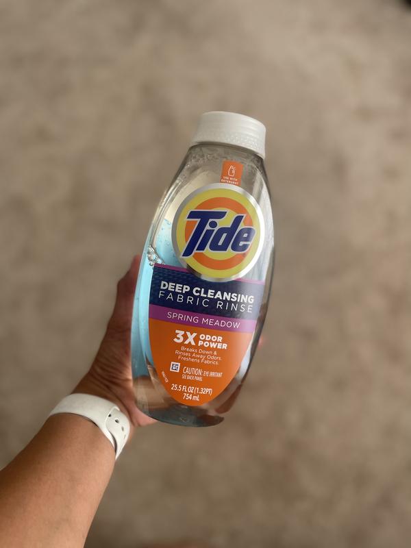 Tide Clean Boost Fabric Rinse, 25.5 fl oz, Removes Odors, Original 