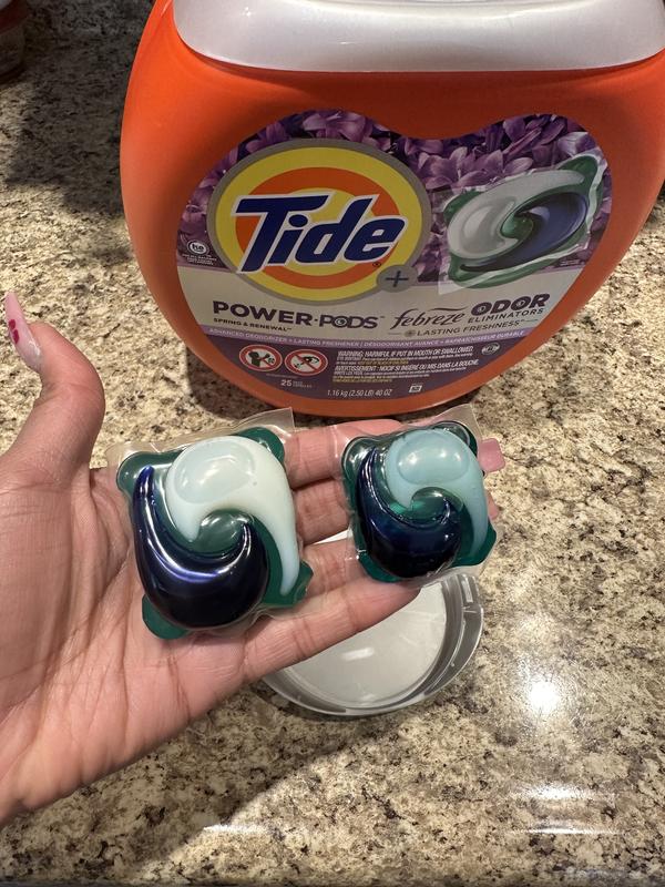 Tide Power Pods Spring Renewal Scent Laundry Detergent Pods (25