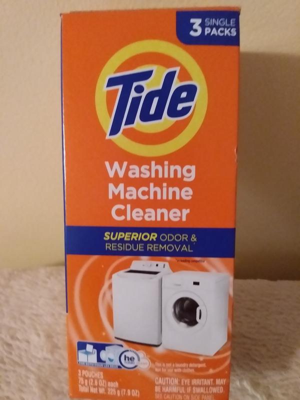 Tide Washing Machine Cleaner with Oxi Powder, Odor Eliminator and Washer  Residue Remover, 5 Count