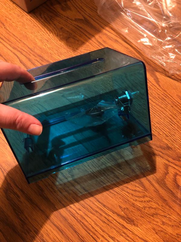 AdirOffice Acrylic Clear Locking Suggestion Box at