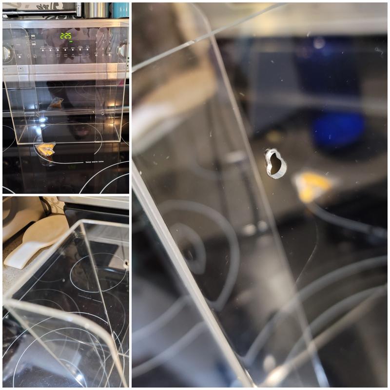 ACRYLIC GLOVE BOX DISPENSER 1 TIER 245*75*135MM - EasyShopTT - View #12