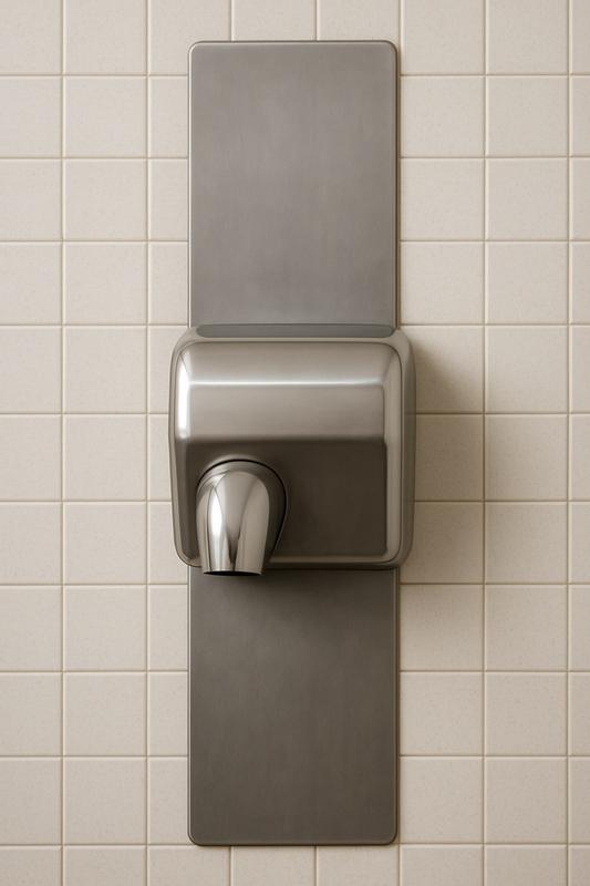 Alpine Industries Stainless Steel Backsplash Hand Dryer Wall Guard ...