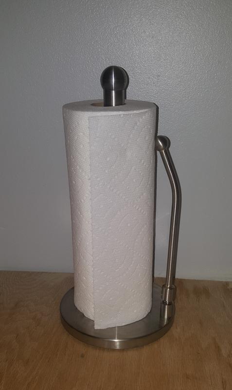 SALT™ Steel Paper Towel Holder in Silver | Freestanding 6.5”L X 6”W X 13”H  | New