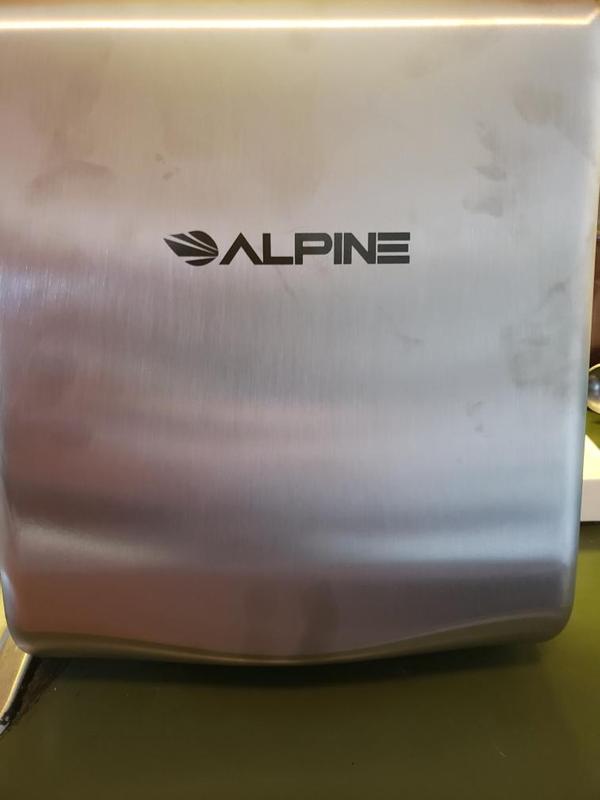 Alpine 110 Volt120 Volt Hazel Automatic Electric Hand Dryer White - Office  Depot