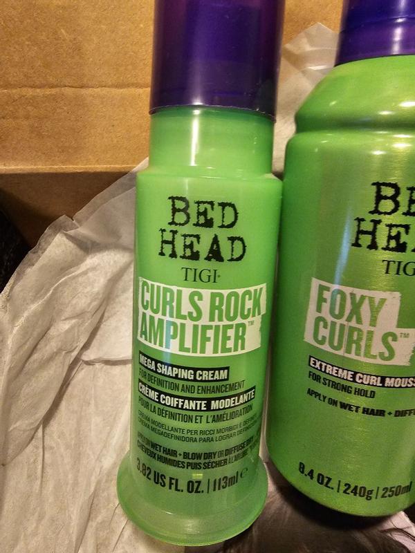 NEW PACKAGING! Tigi Bed Head Curls Rock Amplifier Curly Hair Cream 113ml -  For Hold & Control for Defined Curls Hair