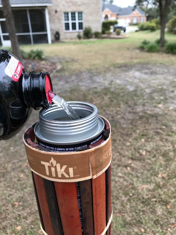 TIKI 4-Pack 60-in Royal Polynesian Bamboo Garden Torch at