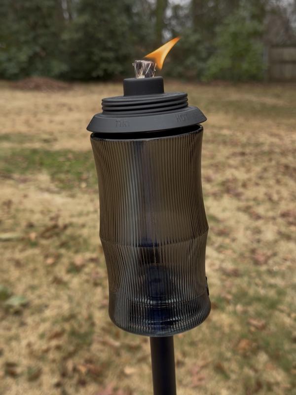 Lovely torch on a pole