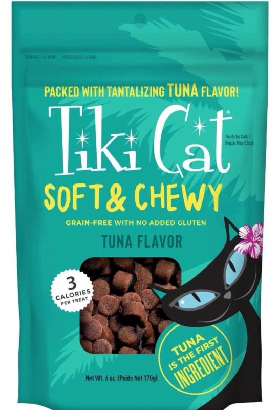 Tiki Cat Soft Chewy Tuna Cat Treats 2 oz
