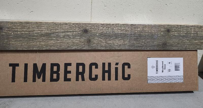 Timberchic 1/8-in x 4-in x 1-ft Finished Weathered Gray Spruce pine fir ...