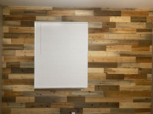Timberchic Tablas de madera de río reciclada para pared, aplicación fácil,  solo pelar y pegar.