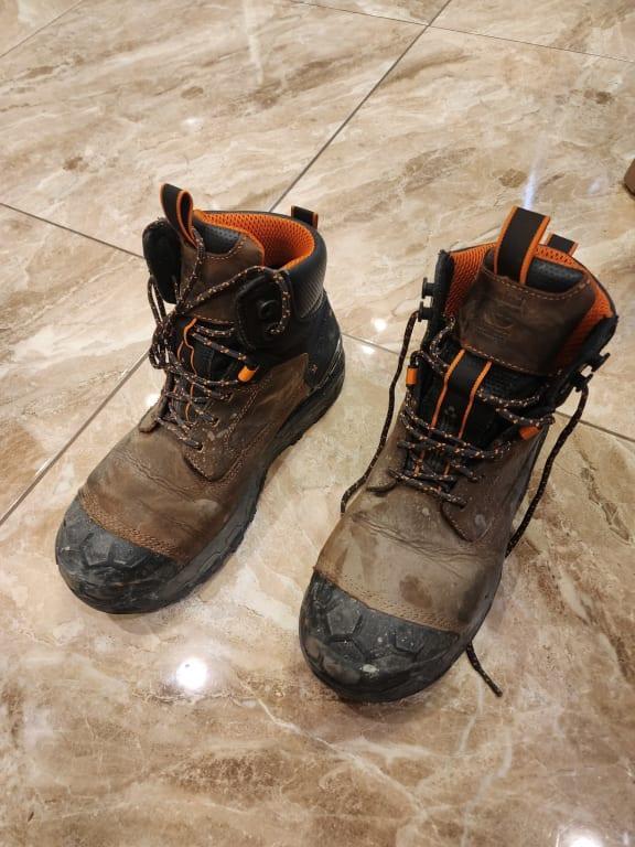 Customer photo for "Love this boot very comfortable in this all day"